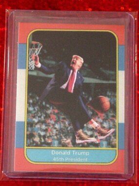 Donald Trump 1986 Fleer Style Novelty Card